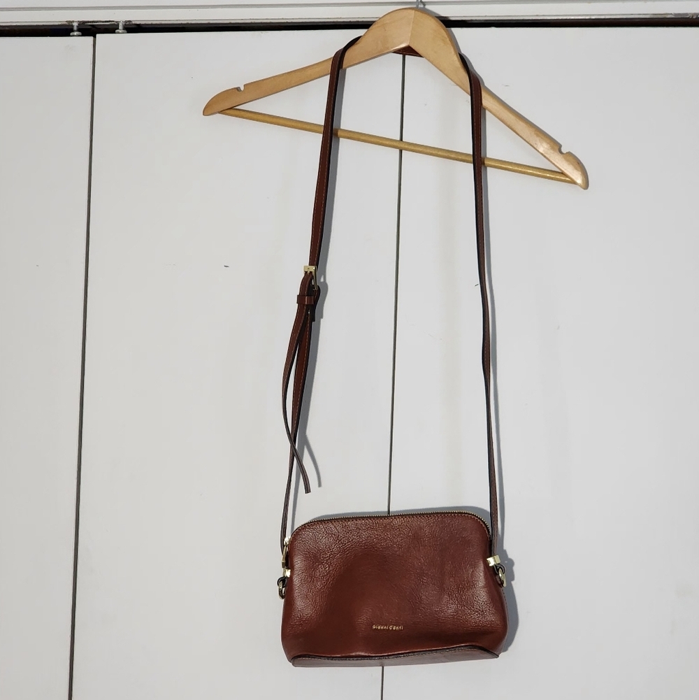 Gianni Conti Chic Brown Crossbody Bag by Nine West
